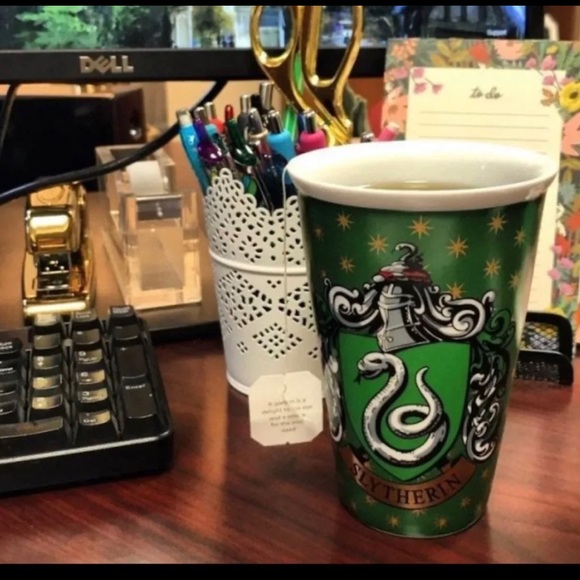 Pottery Barn Harry Potter Slytherin mug - Picture 2 of 5